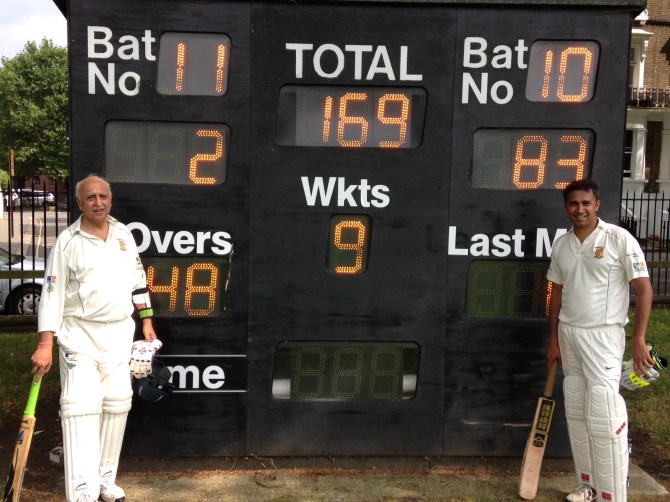 Deepak Ramachandra and Sunil Amar hit record 10th wicket stand for Kensington Cricket Club vs Old Westminsters