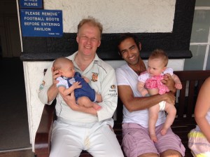 Chris, Ken, Zoya and Rohan at Vincent Square